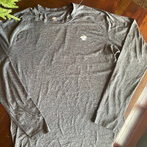 Rabbit Performance Shirt Heather Grey Men's Size Large